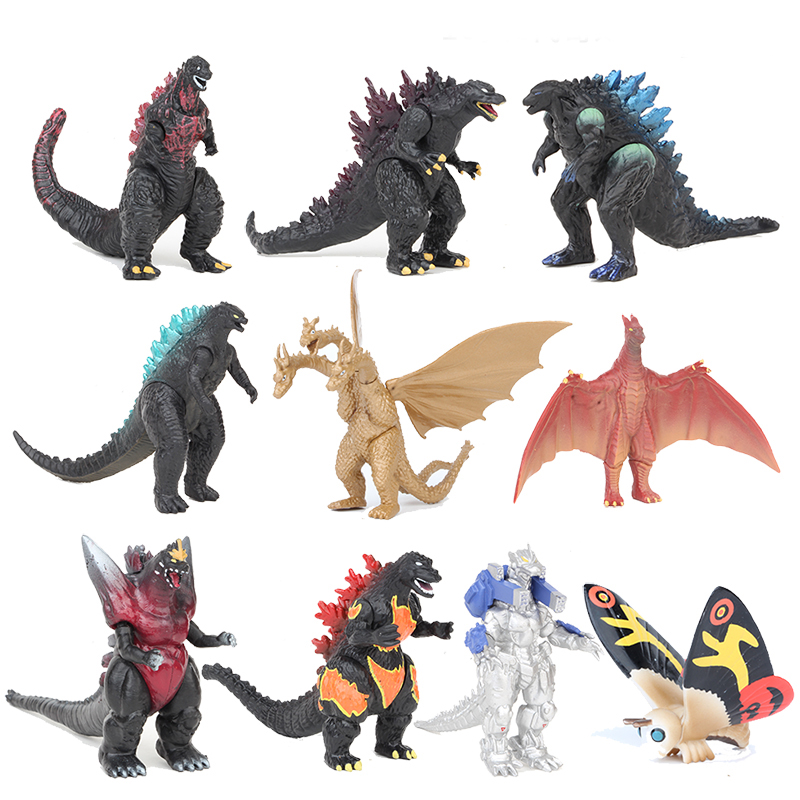 Model Kit Godzilla - 10 قطعة/المجموعة فيلم جوديرا جودزيلا بولي