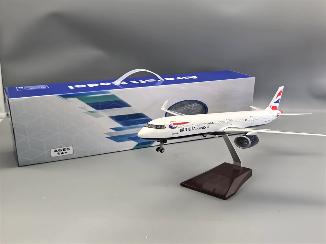 Model Kit Airplane - طائرة الراتنج 1/100 مقياس 321neo A321