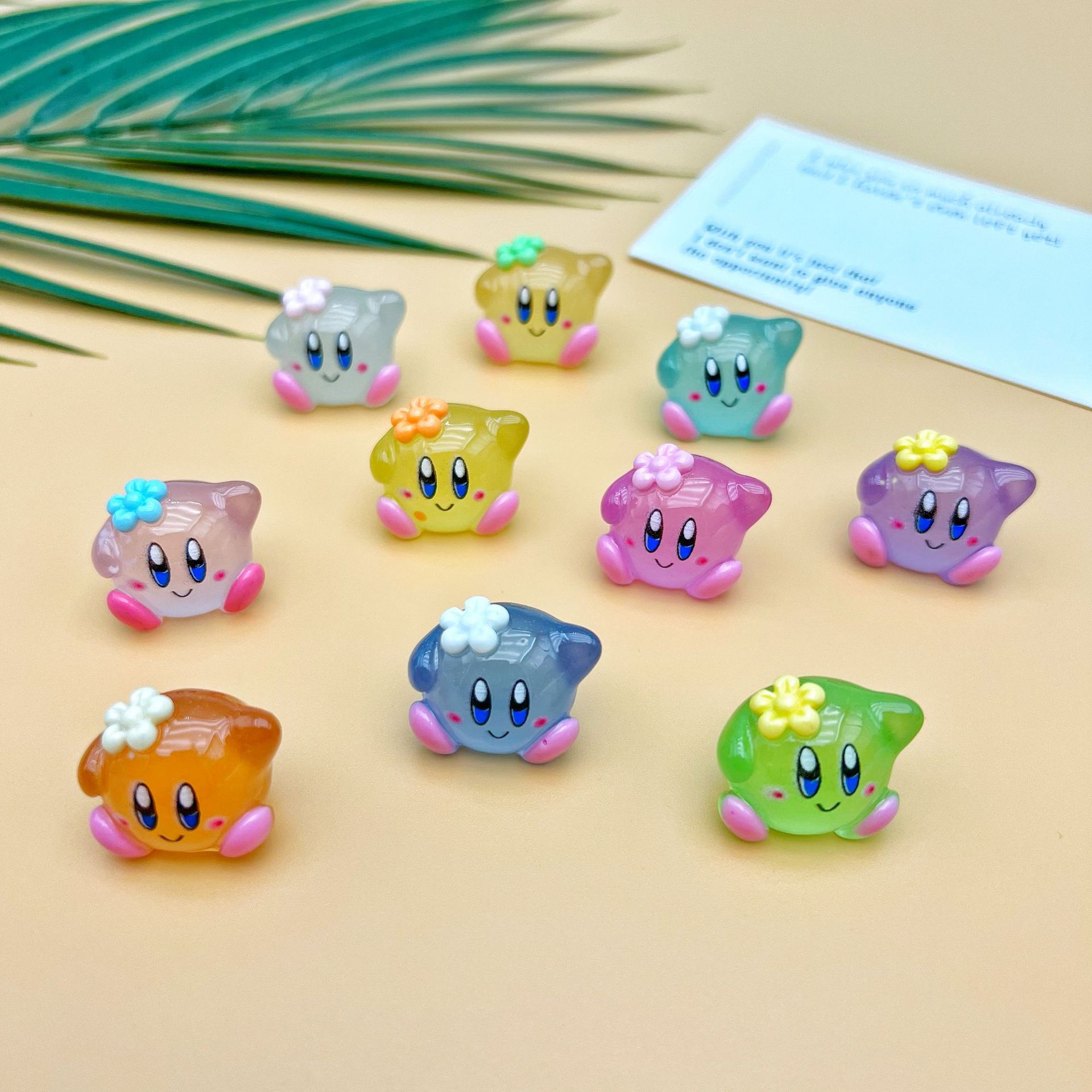 Model Kit Kirby - 10 قطعة ستار كيربي عمل الشكل