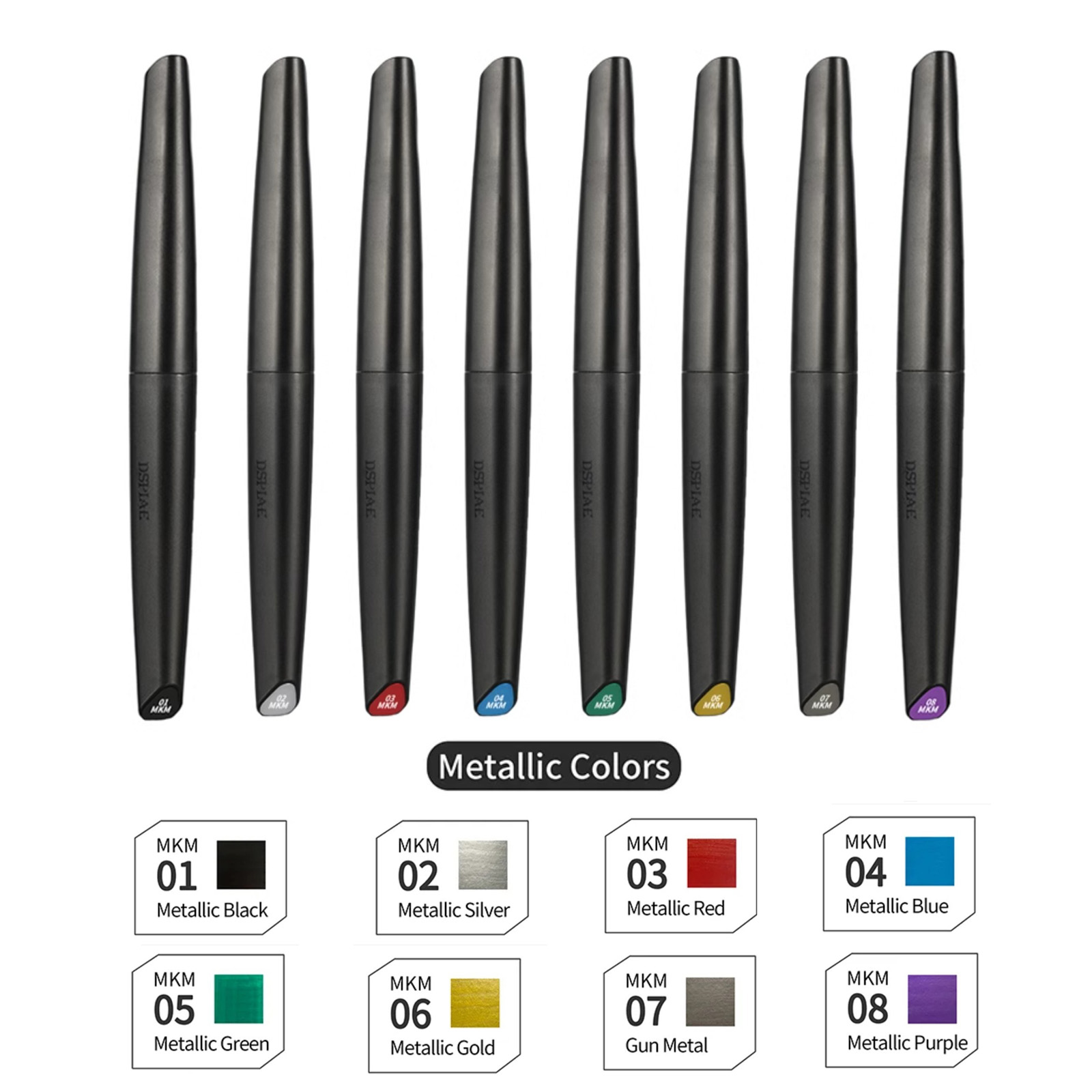 Model Kit Markers - DSPIAE طرف ناعم مجموعة أقلام تحديد
