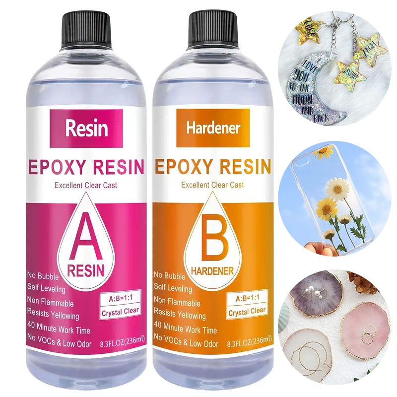 Resin Kit Cast - طقم راتنجات الايبوكسي الشفاف الكريستالي الصب