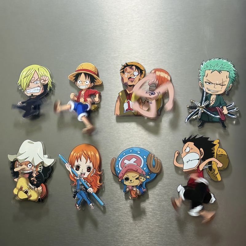 Model Kit One Piece - مغناطيس ثلاجة دوار جديد من ون