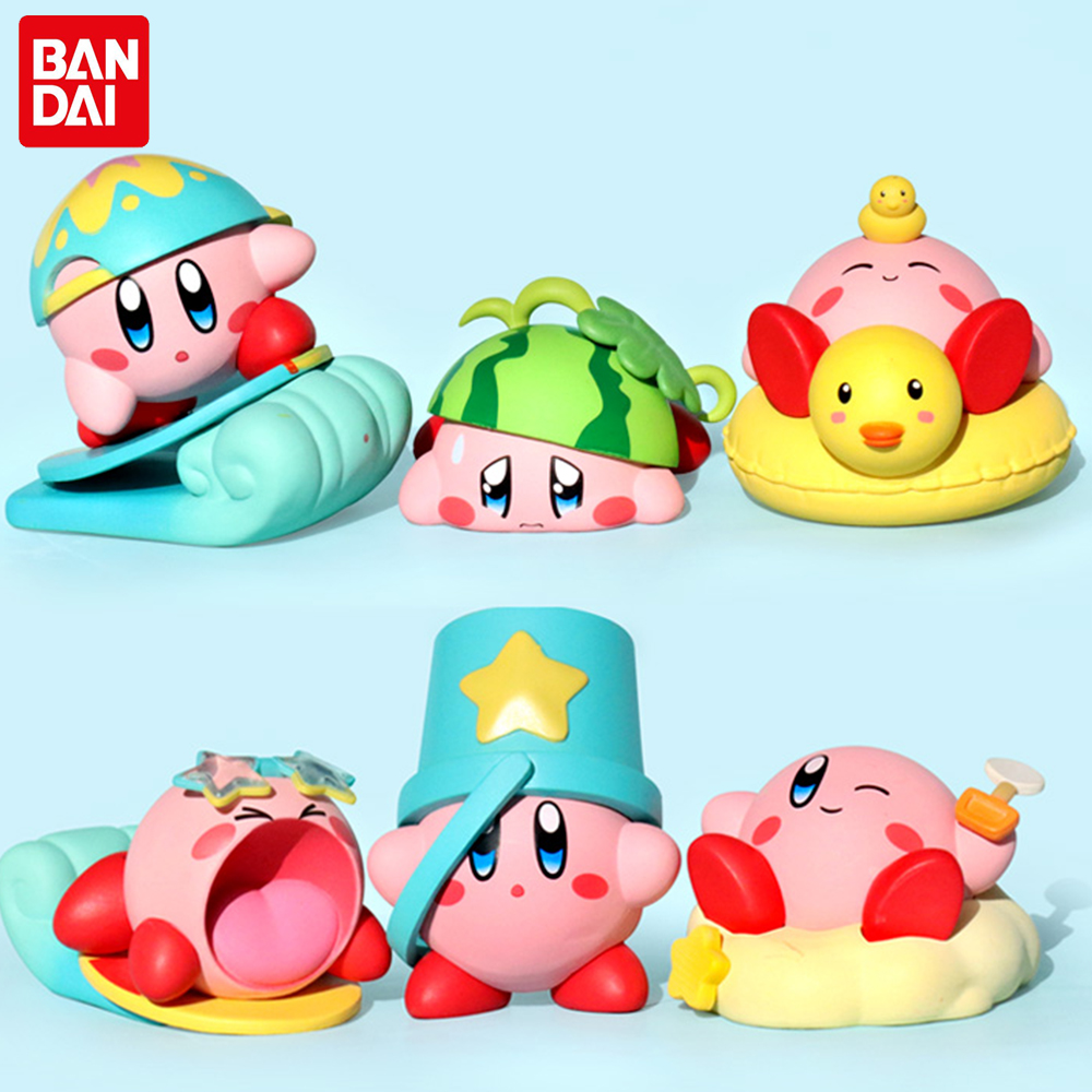 Model Kit Kirby - حار 6 قطعة/المجموعة ستار كيربي أنيمي
