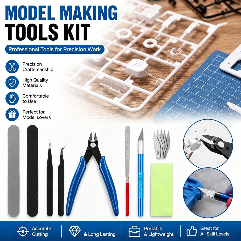 Model Kit Tool Set - طقم أدوات نحت مكون من 14