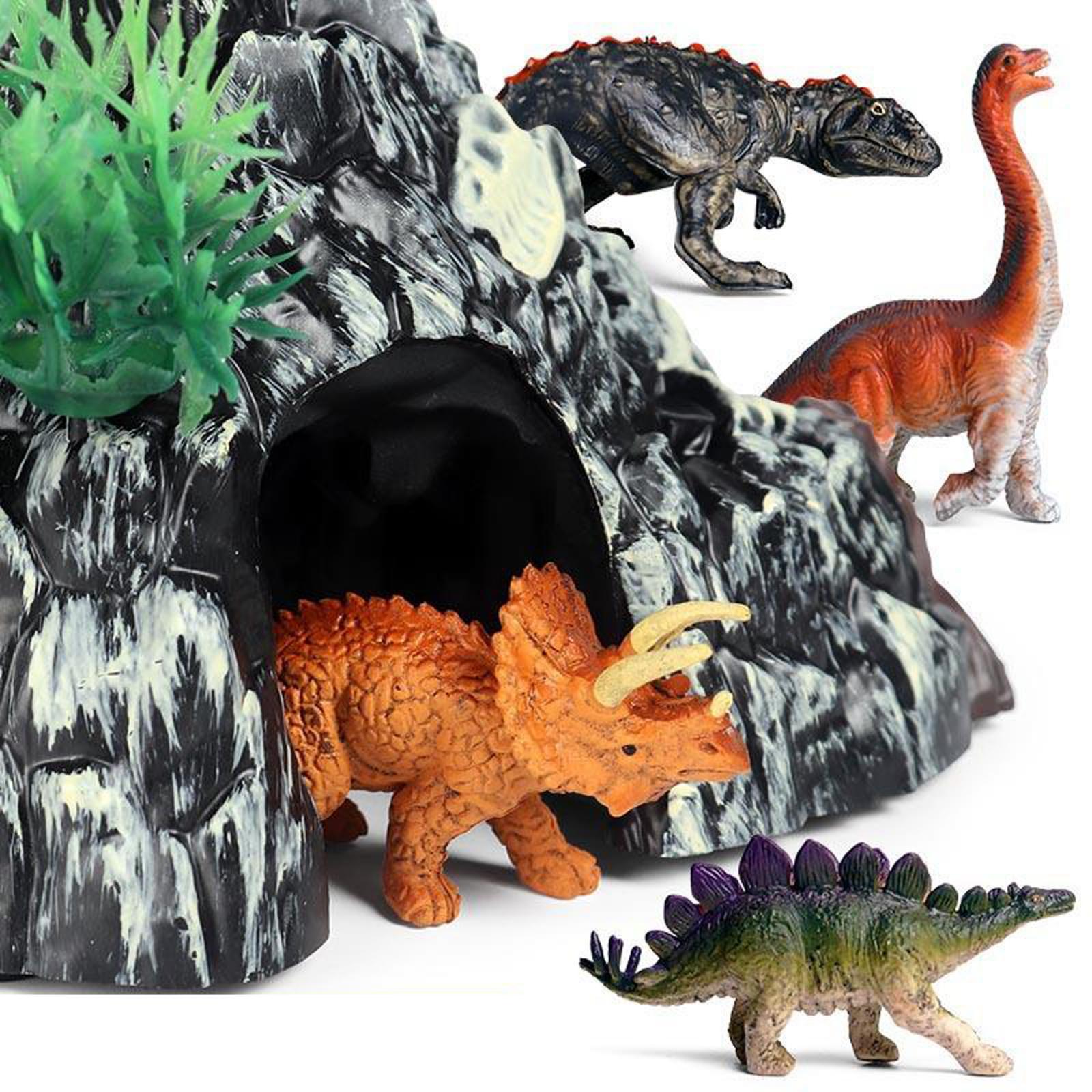 Model Kit Dinosaur - مجموعة ألعاب تعليمية لنموذج انفجار بركاني