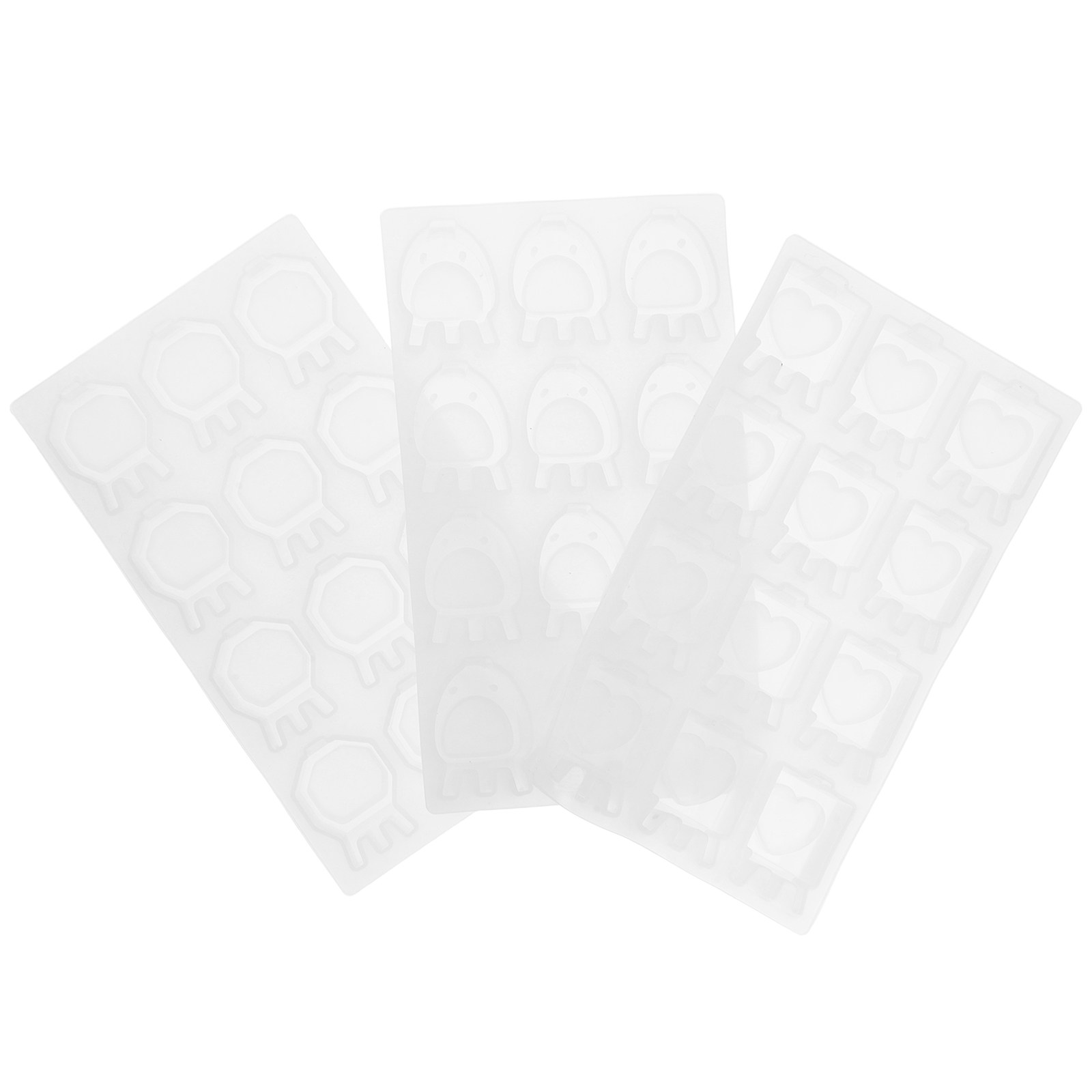 Resin Kit Cast - 3 قطع من قوالب السيليكون الصغيرة