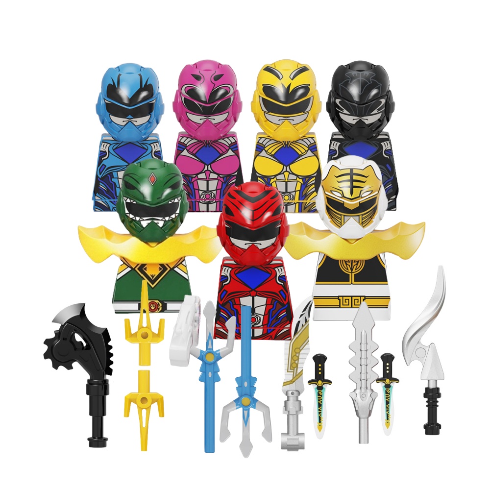 Model Kit Power Rangers - فيلم بالطاقة رينجرز اللبنات الصغيرة KF6144