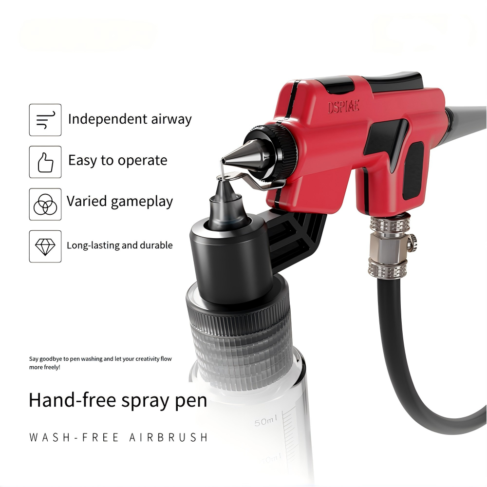 Model Kit Tool Set - مجموعة فرشاة هوائية DSPIAE PT-AB بدون