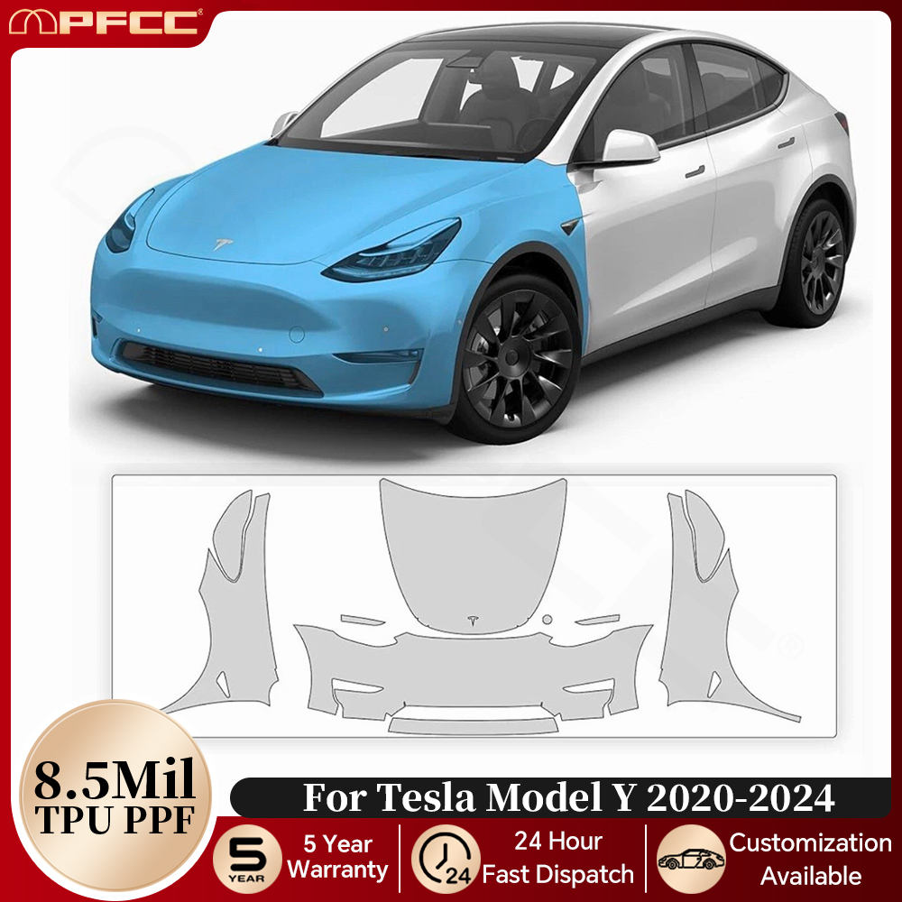 Model Kit Manual - قبل قطع PPF ل تسلا نموذج