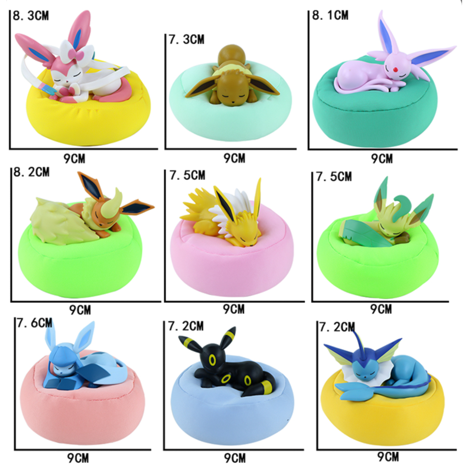 1-9 قطع من شخصيات أنمي بوكيمون - مراجعة Model Kit Eevee وسعره