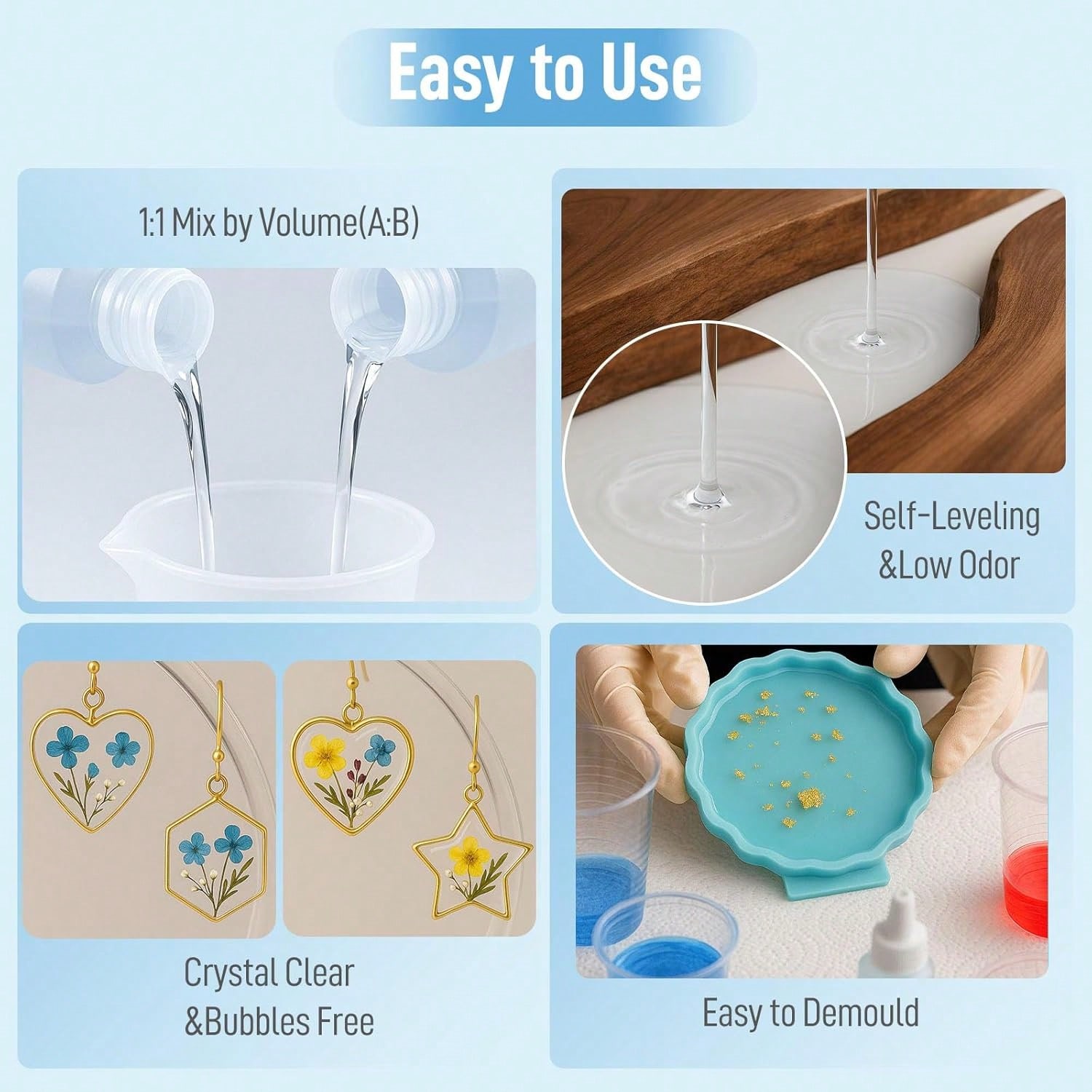 راتنج إيبوكسي شفاف كريستالي بن - مراجعة Resin Kit Cast وسعره