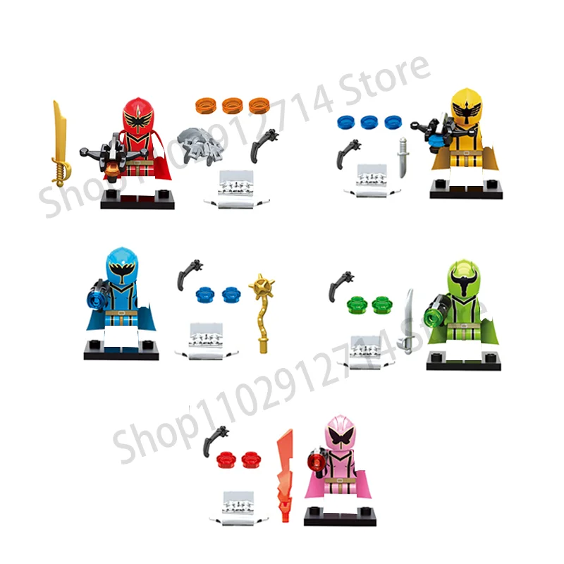 مجموعة من 5 قطع من مكعبات بناء - مراجعة Model Kit Power Rangers وسعره