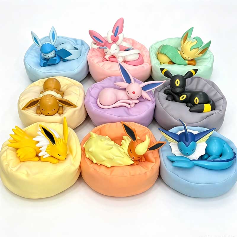 9 قطع من شخصيات الأنمي بوكيمون - مراجعة Model Kit Eevee وسعره