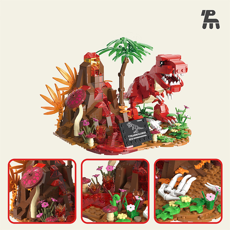 مكعبات بناء عالم الديناصورات ا - مراجعة Model Kit Dinosaur وسعره