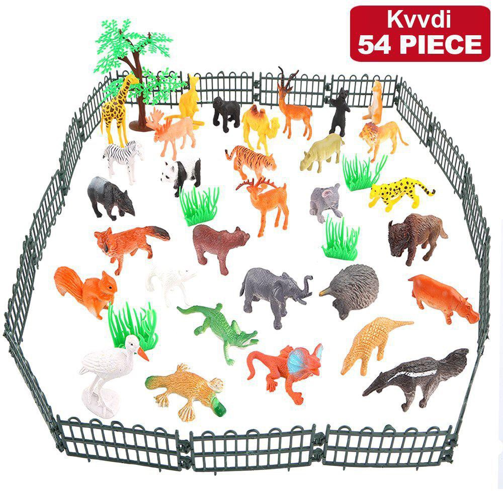 54 قطعة مجموعة ألعاب حيوانات ا - مراجعة Model Kit Dinosaur وسعره