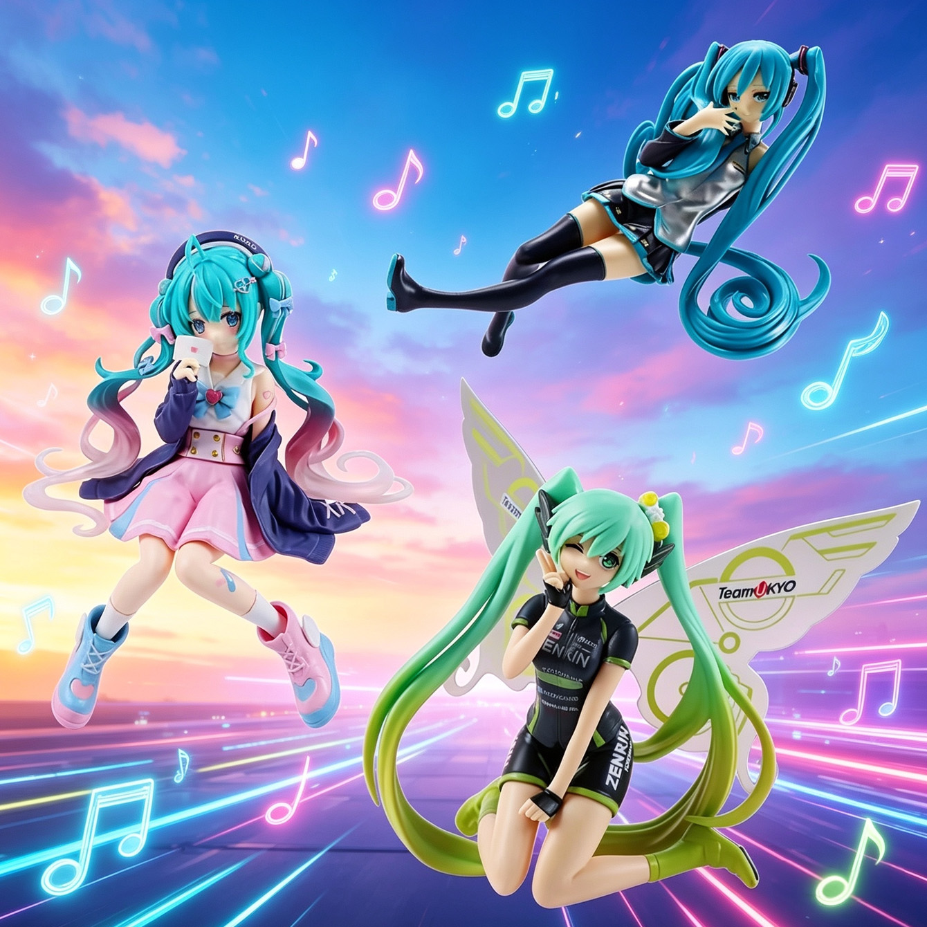 تمثال شخصية هاتسوني ميكو من ال - مراجعة Model Kit Hatsune Miku وسعره