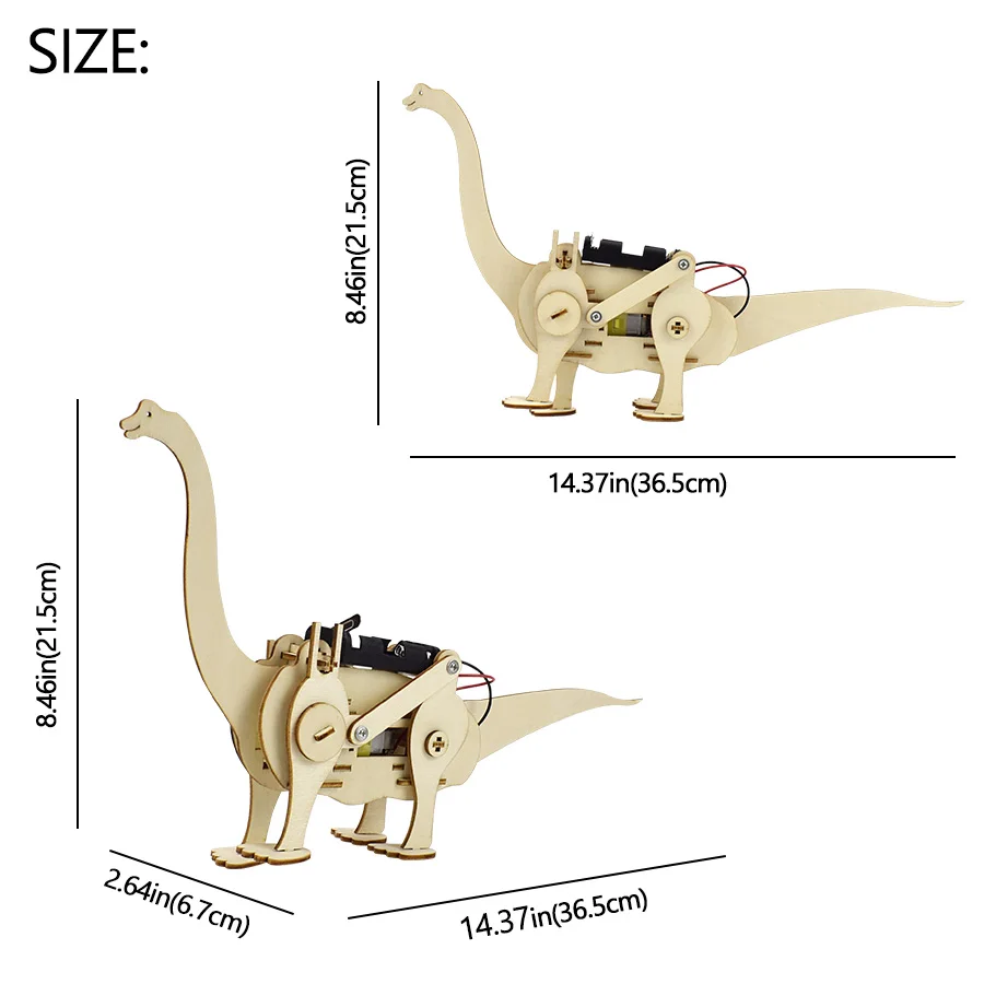 Brachiosaurus الجمعية لتقوم به - مراجعة Model Kit Dinosaur وسعره