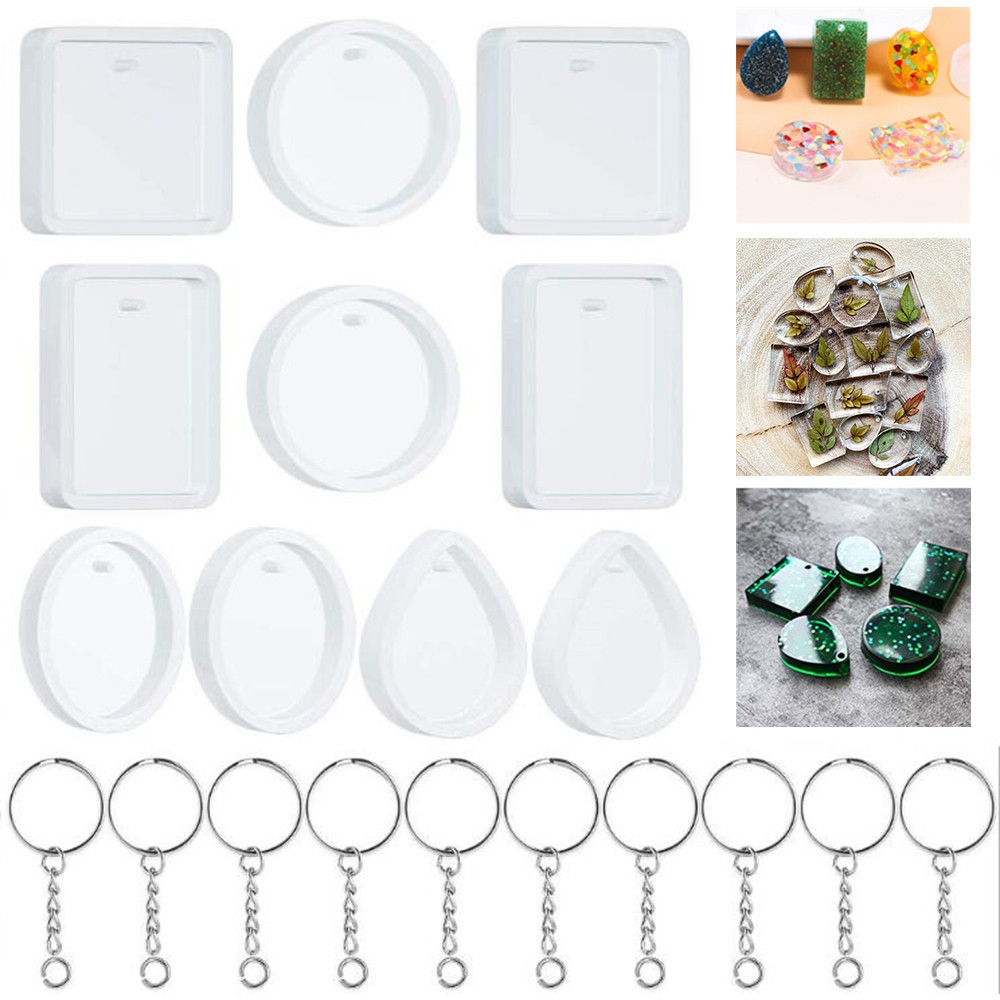 20 قطعة/المجموعة Keychain بها  - مراجعة Resin Kit Cast وسعره