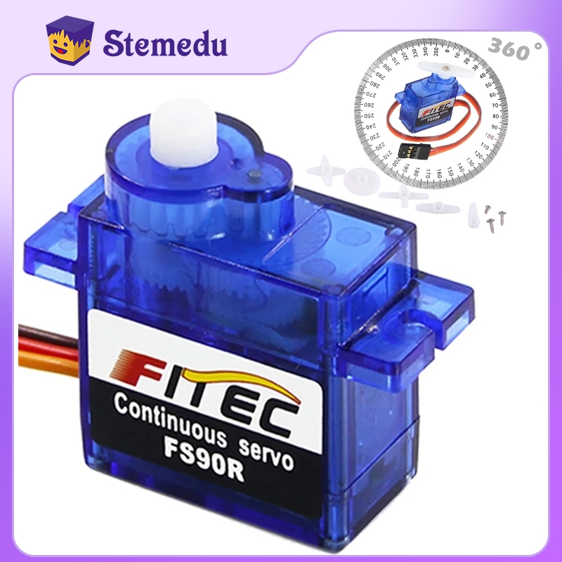 Feetech Mini FS90R مايكرو سيرف - مراجعة Model Kit Ship وسعره