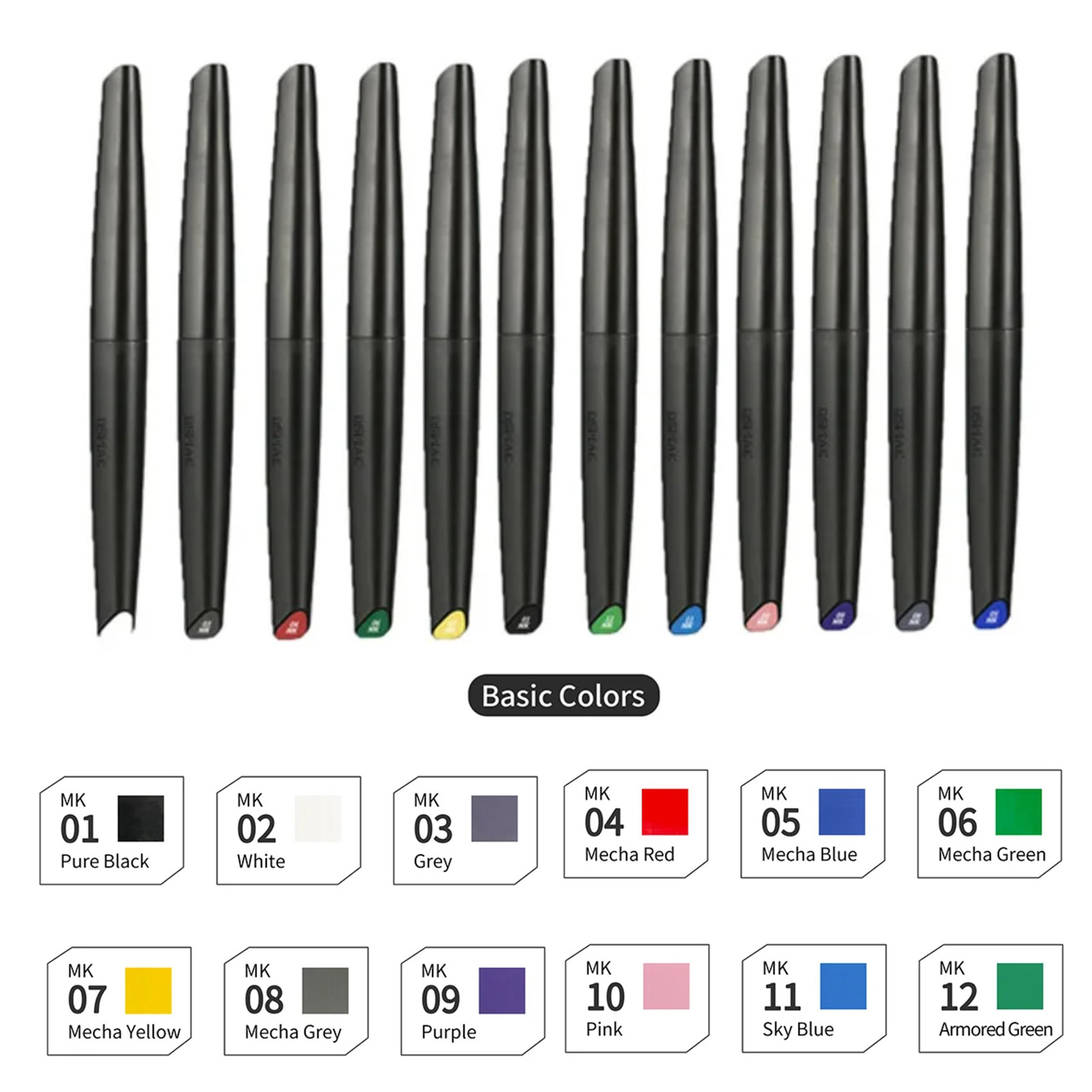 DSPIAE طرف ناعم مجموعة أقلام ت - مراجعة Model Kit Markers وسعره