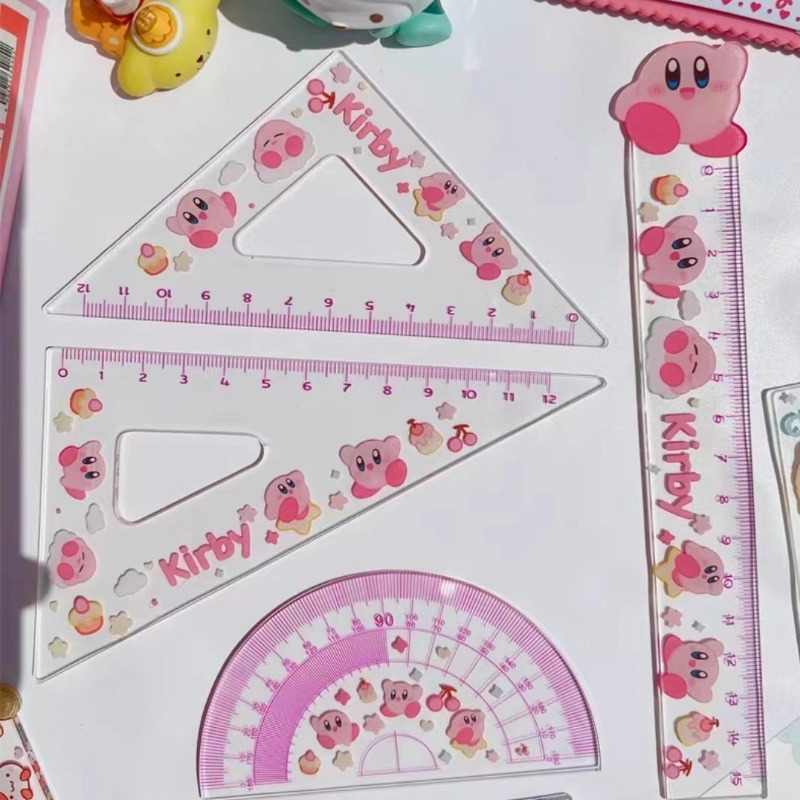 4 قطع مجموعة مساطر كيربي، أدوا - مراجعة Model Kit Kirby وسعره