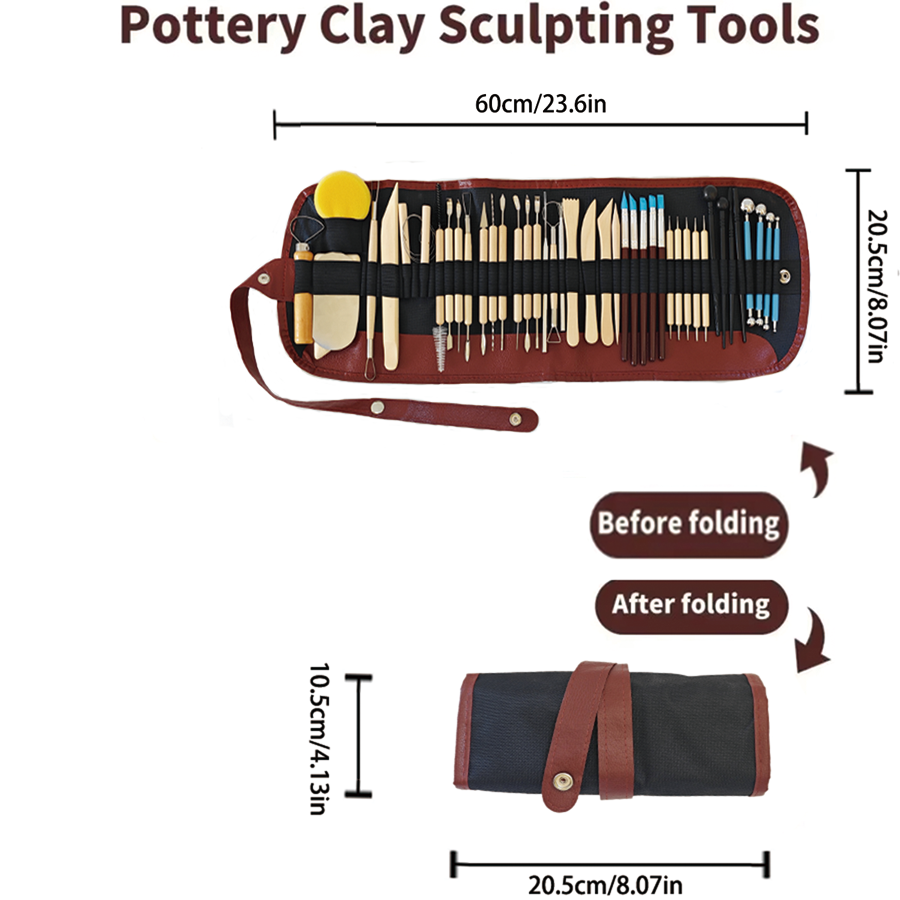 مجموعة أدوات نحت طين الفخار 8- - مراجعة Model Kit Tool Set وسعره