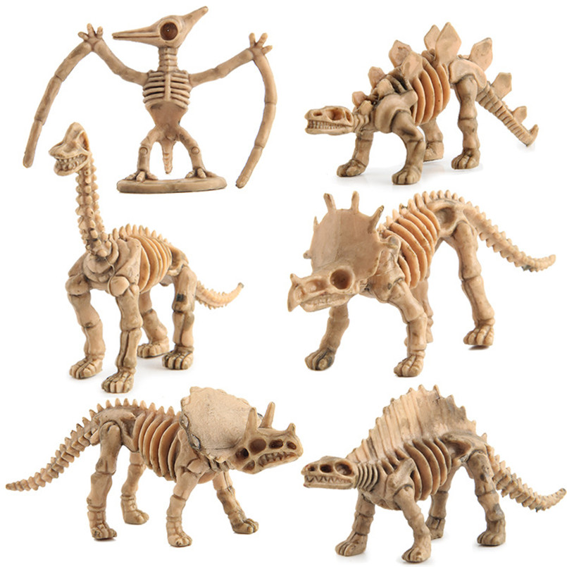 12 قطعة ديناصور صغير الهيكل ال - مراجعة Model Kit Dinosaur وسعره