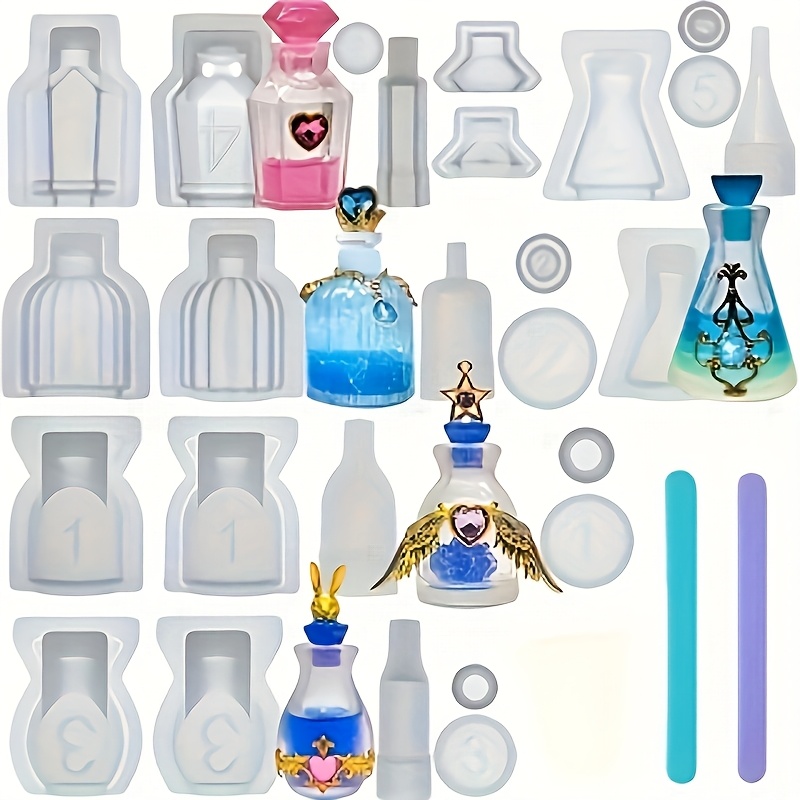 مجموعة من 5 قوالب سيليكون لصب  - مراجعة Resin Kit Cast وسعره