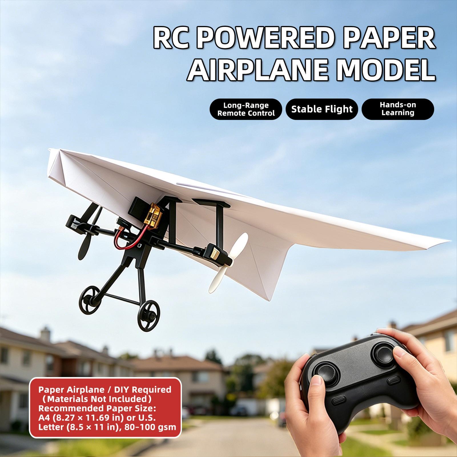 طقم طائرة ورقية للتحكم عن بعد  - مراجعة Model Kit Airplane وسعره