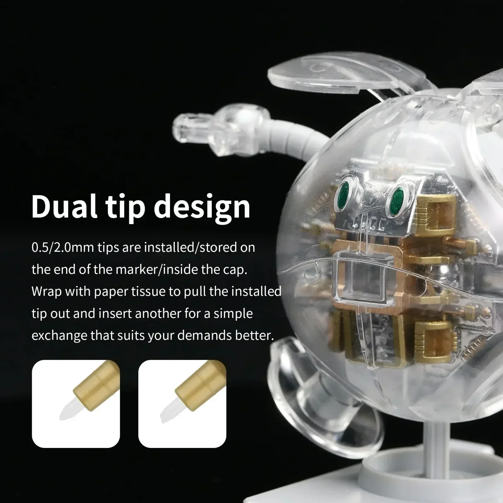 DSPIAE MKS سوبر لامع اللون علا - مراجعة Model Kit Markers وسعره