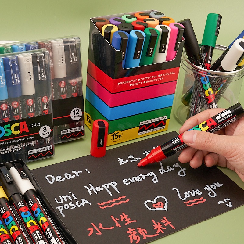 مجموعة أقلام تحديد UNI POSCA،  - مراجعة Model Kit Markers وسعره