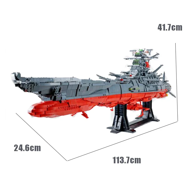 نموذج سفينة حربية فضائية ، مجم - مراجعة Model Kit Yamato Space وسعره