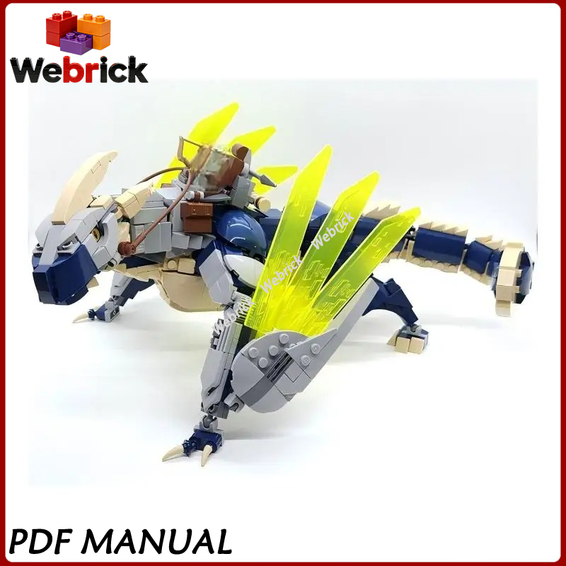 مجموعة مكعبات بناء نموذج وحش د - مراجعة Model Kit Dinosaur وسعره