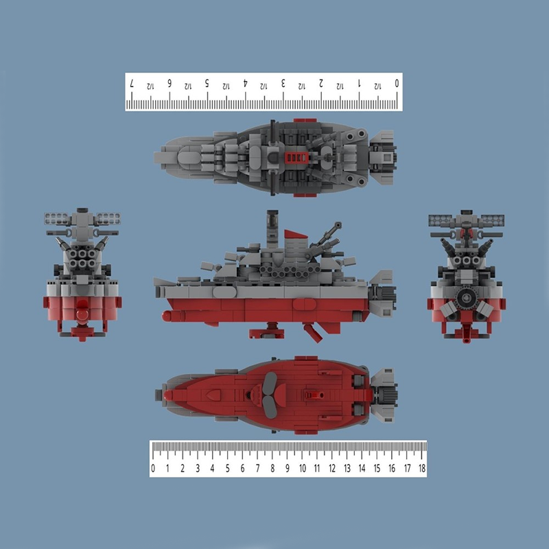 مجموعة بناء نموذج سفينة فضائية - مراجعة Model Kit Yamato Space وسعره