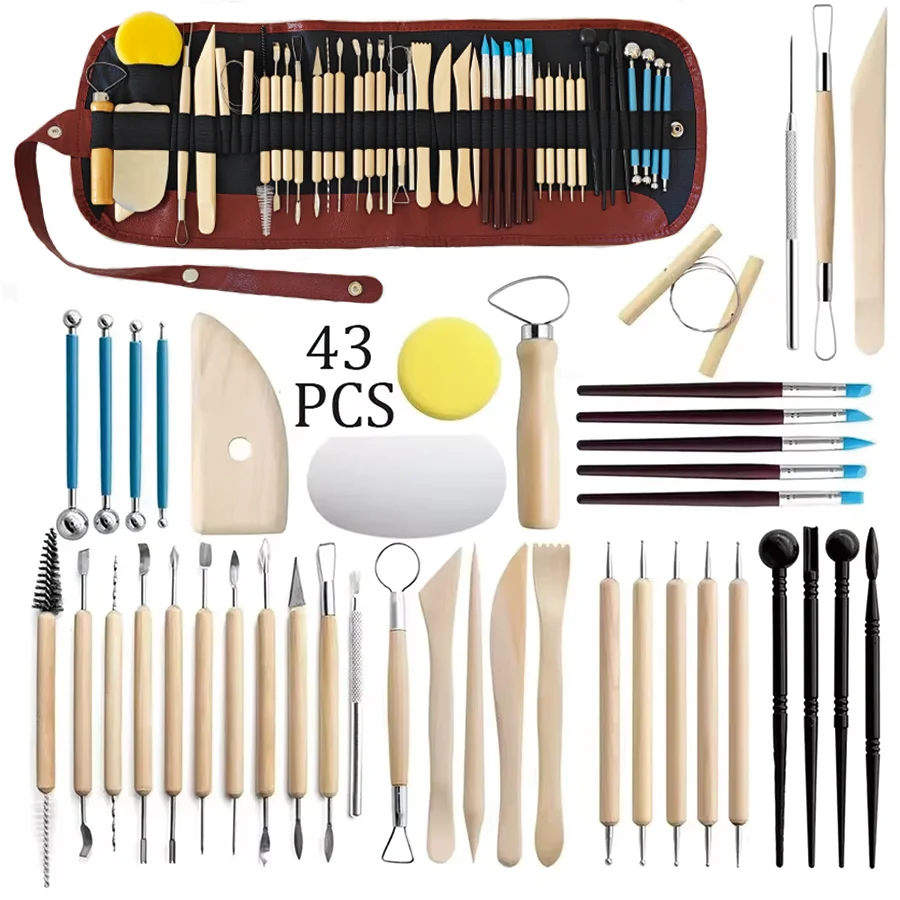 مجموعة أدوات الفخار مكونة من 8 - مراجعة Model Kit Tool Set وسعره