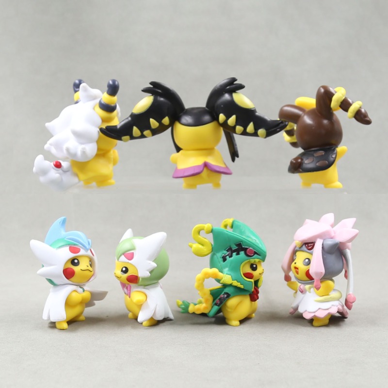 مجموعة من 7 قطع من شخصيات بوكي - مراجعة Model Kit Eevee وسعره