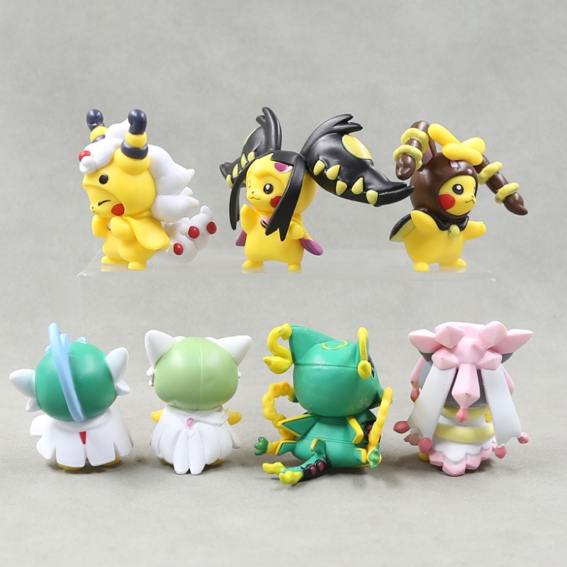 مجموعة من 7 قطع من شخصيات بوكي - مراجعة Model Kit Eevee وسعره