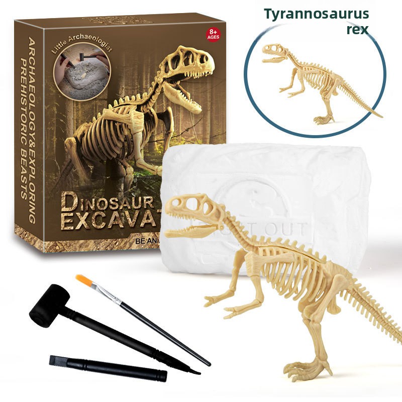 مجموعة تنقيب عن حفريات الديناص - مراجعة Model Kit Dinosaur وسعره