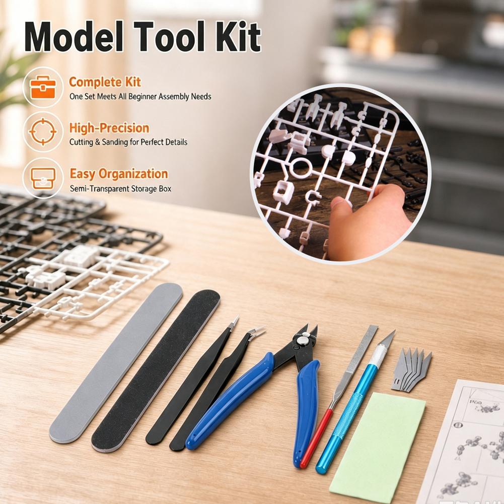 طقم أدوات نحت مكون من 14 قطعة، - مراجعة Model Kit Tool Set وسعره
