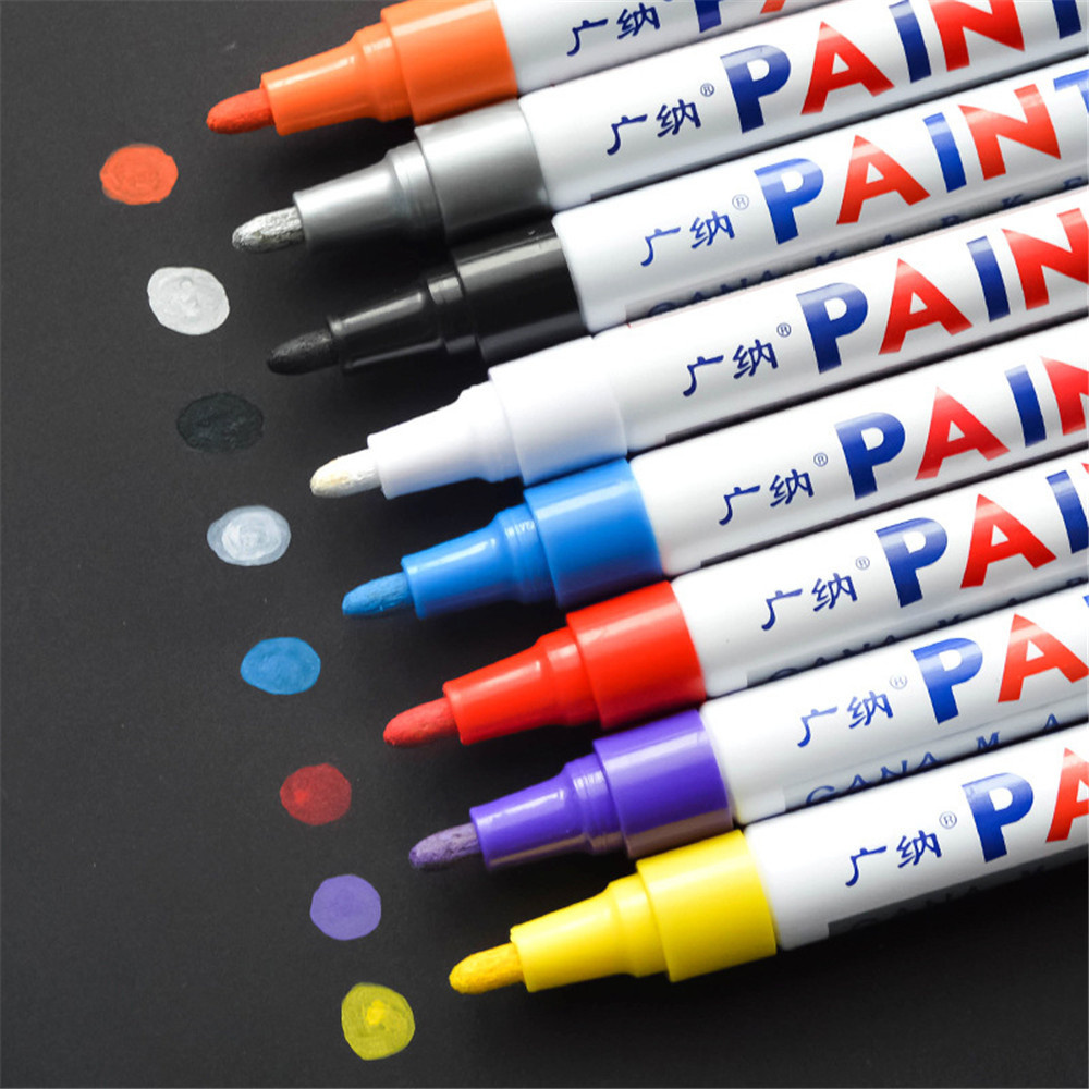 12 ألوان دائم مقاوم للماء مارك - مراجعة Model Kit Markers وسعره