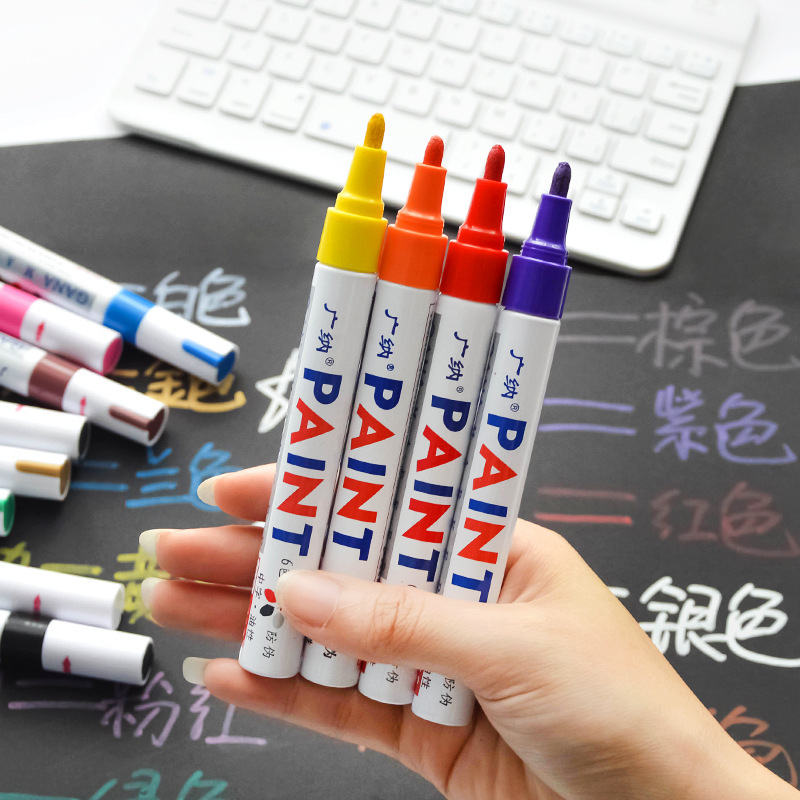 12 ألوان دائم مقاوم للماء مارك - مراجعة Model Kit Markers وسعره