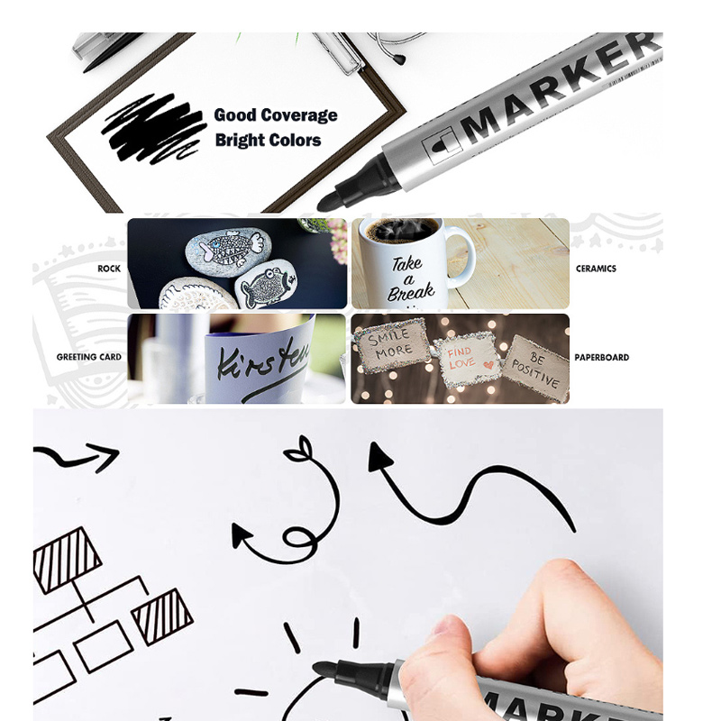 6 قطعة قلم تحديد سريع الجفاف م - مراجعة Model Kit Markers وسعره