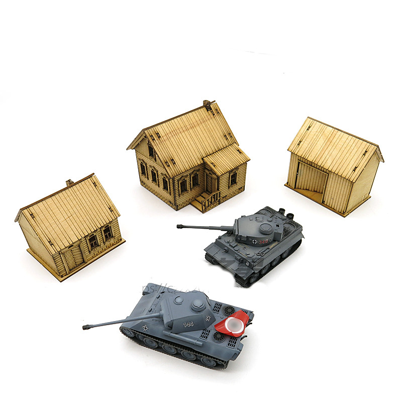 نموذج منزل خشبي للتجميع بمقياس - مراجعة Model Kit Manual وسعره