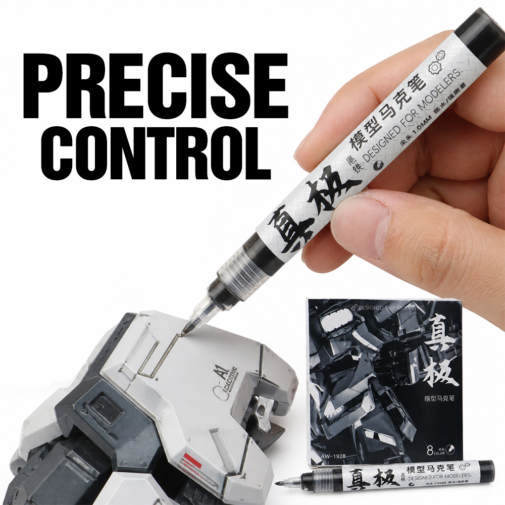مجموعة أقلام تلوين للنماذج 1/8 - مراجعة Model Kit Markers وسعره