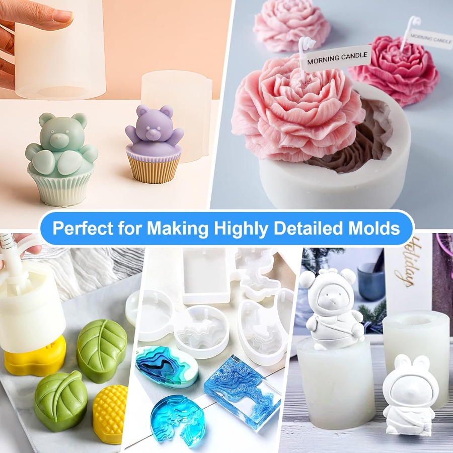 طقم صنع قوالب السيليكون، سائل  - مراجعة Resin Kit Cast وسعره